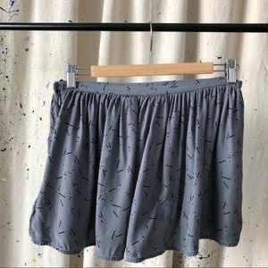 Silk shorts with pockets.